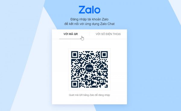 Đăng nhập bằng mã QR CODE để vào zalo của chồng