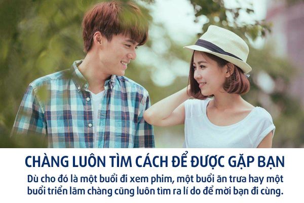 Thể hiện tình cảm với crush qua ánh nhìn âu yếm, chân thành